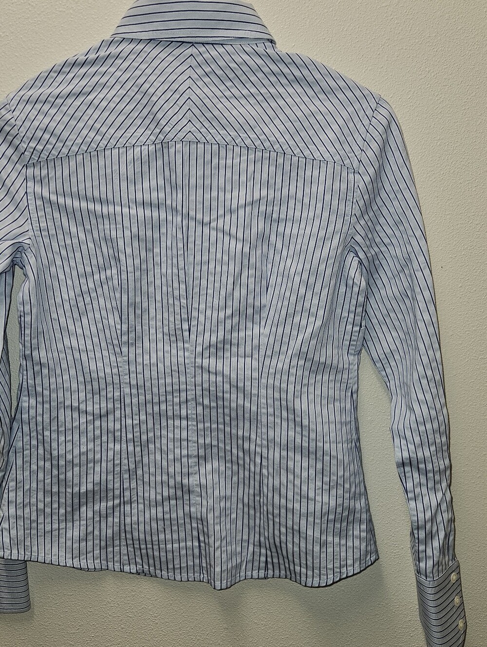 Ann Taylor Petites Womans Long Sleeve Button Up Blouse Size 0p - Picture 10 of 11